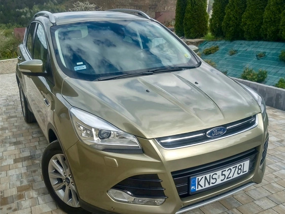 Ford Kuga cena 64000 przebieg: 163000, rok produkcji 2015 z Maków Podhalański małe 121